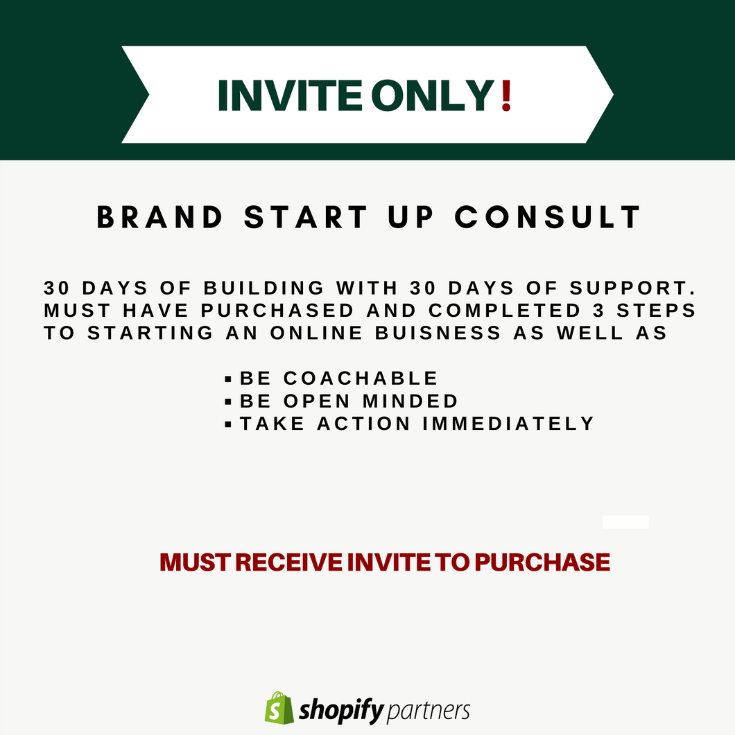Brand Consult - 30 days Invite Only