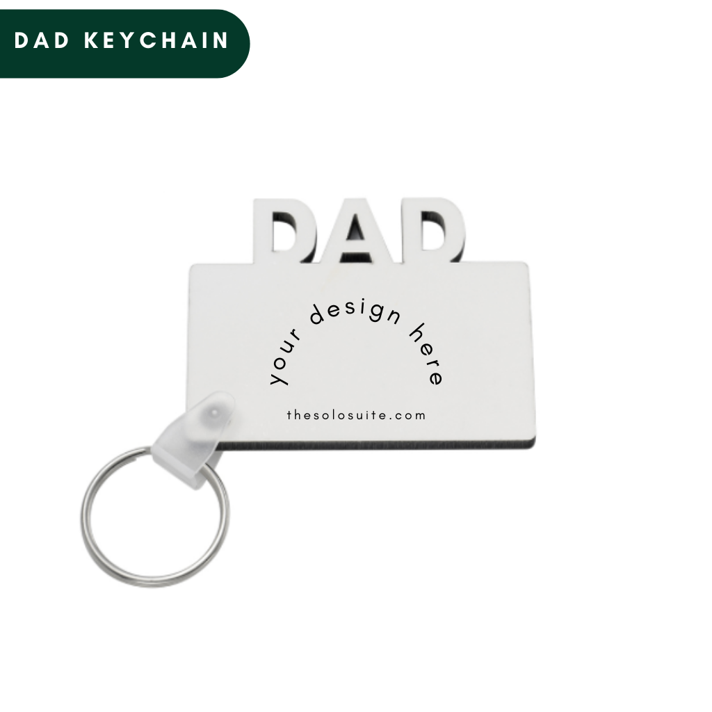 Dad Sublimation Keychain