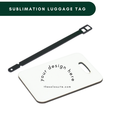 MDF Luggage Tag - Sublimation blank