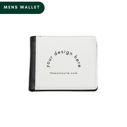 Men's Wallet - Front side print ONLY