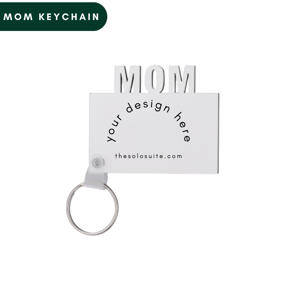Mom Sublimation Keychain