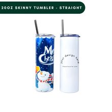 Load image into Gallery viewer, Tumblers for Sublimation 20oz Straight Skinny
